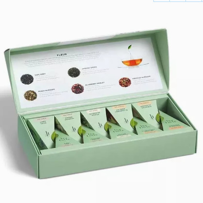 China Custom Printed Cardboard Paper Tea Box Folding Handmade factory