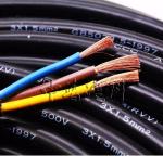 High quality black power cable 10m pure copper power cord OEM free sample