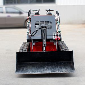 China Tracked Skid Steer Loader with BOXINHUASHENG Hydraulic Valve Snow Blowing Attachment factory