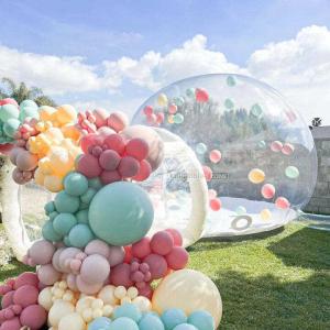 China Fun House Clear Inflatable Crystal Igloo Dome Bubble Tent Transparent Kids Inflatable Bubble Balloons House for Party factory