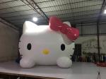 Customized Parties And Events Inflatable Advertising Signs Hello Kitty Blow Up