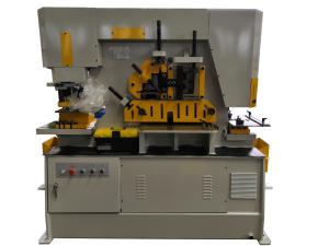 China Q35y-25 120 Ton Ironworker Multi Functions Hydraulic Punching Shearing Machine factory