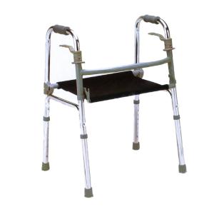 China Mobility Walking Aids Foldable Rollator Walker Aluminum Alloy Frame factory