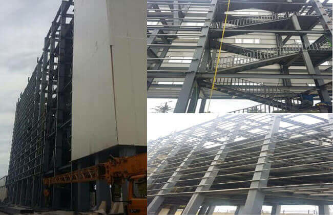 Lightweight Steel Prefab SGS Metal Garage Buildings Hangar