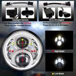 Universal Motorcycle Projection Light Kit Waterproof Ghost Shadow Lights Red
