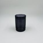 Glass Bathroom Fittings Accessories Dark Blue Round Shape Circles Line Bronzed