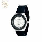 Black Bezel Mens Quartz Wrist Watches with 8 Dial Colors for Choice