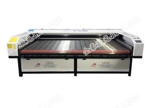 China Synthetic Carpet Laser Cutting Machine High Accurate Process No Waste factory