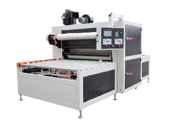 China Automatic Lacquer UV Coating Line Machine for MDF SPC board factory