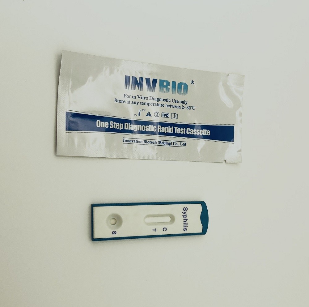 One Step Syphilis Gonorrhea Rapid Test Cassette Home Use Ce Certificate