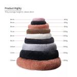Colorful Modern Anti Anxiety Soft Marshmallow Fluffy Dog Bed For Small Pet