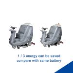 180L Big Recovery Tank Ride On Floor Scrubber PE Material