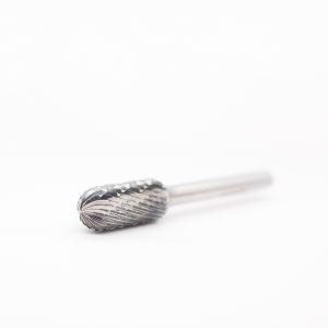 China SC-1 carbide Burr 1/4&quot; × 5/8&quot; With 1/4&quot; Shank Dia. Ball Nosed Cylinder Carbide Burrs factory