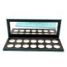 Buy cheap 14 Pans Eye Shadow Case 27mm Glitter Paper Eyeshadow Palette With Mirror from wholesalers