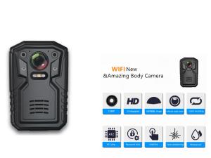 China AAC 5000mAh WIFI Police Body Cameras CMOS MX323 factory