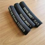 Wire Braided Rubber Hydraulic Hose For Mining , Flexible Rubber Gas Hose
