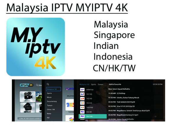 Wholesale Malaysia best iptv MYIPTV4K SUBSCRIBE Malaysia singapore Indian