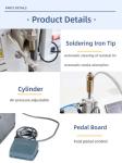 Constant Temperature Control Semi Automatic Soldering Machine Increased Output