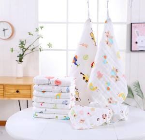 China Safe Four Layers Bamboo Receiving Blankets Antibacterial Extra Wide Gauze Fabric factory