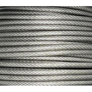 20mm Wire Rope Sling 6x37 Steel Core Galvanized Cable Wire For Marine Deck
