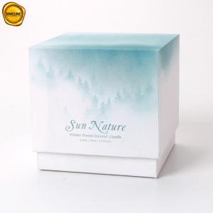 China Luxury Candle Packaging Boxes Custom Logo Rigid Cardboard For Cosemtic factory