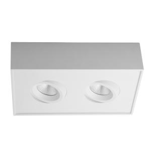 China 360 Degree Rotation Surface Mounted Square Led Downlight Cob Led Downlight factory