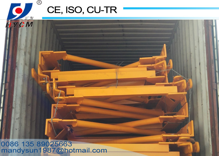 Easy To Move 12tons Flattop Tower Crane 64m Boom Topless Tower Crane QTP6425