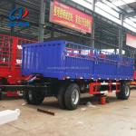 Triangle Tires Full Trailer Type Open Box Cargo Trailers Draw Bar Small Enclosed