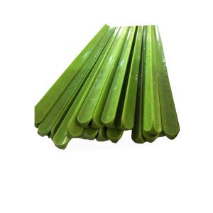 China Green Fiberglass FRP Triangle Rod Frame Pultruded Rod High Strength factory