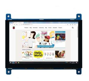 China 900cd/M2 800x480 5 Inch Capacitive Touch Screen Support Win 7 Win8 Win 10 factory