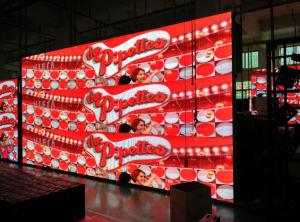 China P4 Indoor LED Video Screen , Indoor Advertising LED Display Screen Fixed Install 2000 Nits factory