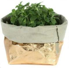 2018 Wholesale Metallic Washable Kraft Paper Storage Bag for Fruit Vegetable