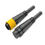 Self Locking Plastic Male Female Connectors Waterproof With 3KV Insulation