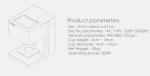 EVEBOT AC100V Coffee Latte Printer Machine With Wifi Tablet