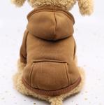 ​Fashion Blank red Dog Winter Apparel Warm Outfits Chihuahua Puppy Clothes