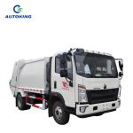 10m3 Mini Garbage Truck Dump Garbage Compactor Truck With 4X2 Drive Wheel