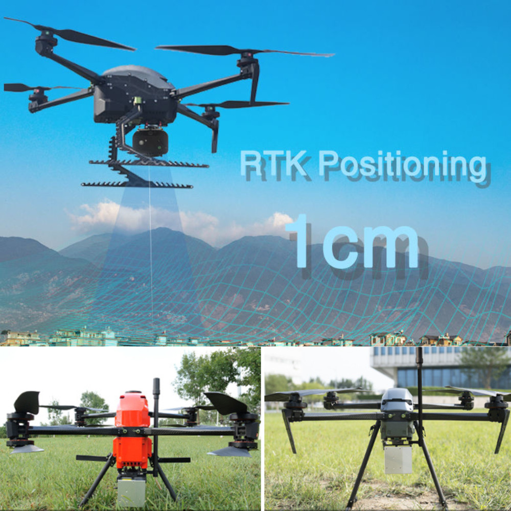 3D Mapping UAV Drone 15kg Take Off Weight 3kg Payload Drone 80minute Flight Time HXN1-R
