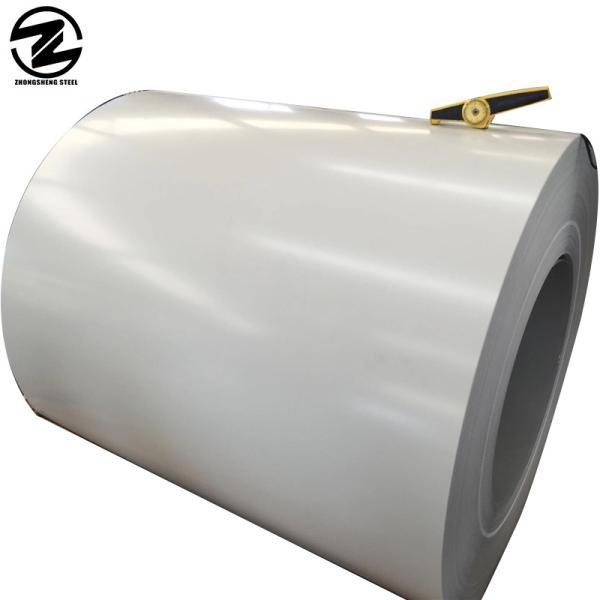 0.35*1219mm Size Ral 9003 Prepainted Galvanized PPGI Steel Coil Grade DX51D Z