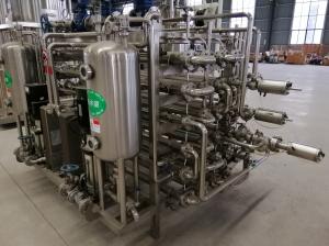 China 2t/H Tubular Type UHT Sterilizer Machine For Fruit Juice Line factory