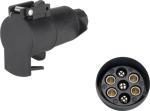 OEM Standard Trailer Plug Socket Black Waterproof European Type