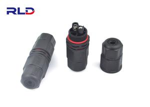 China 3 Pin Waterproof Electrical Connectors Screw Threaded Assembly Waterproof Connector factory