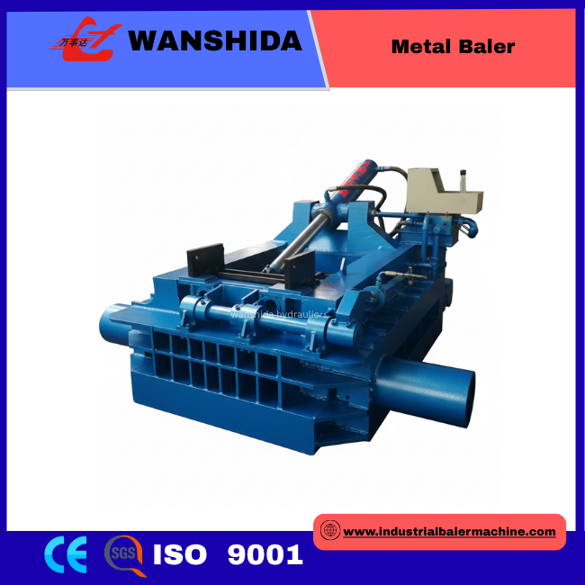China Wanshida Hydraulic Metal Baler High-Performance Scrap Compaction Solution factory