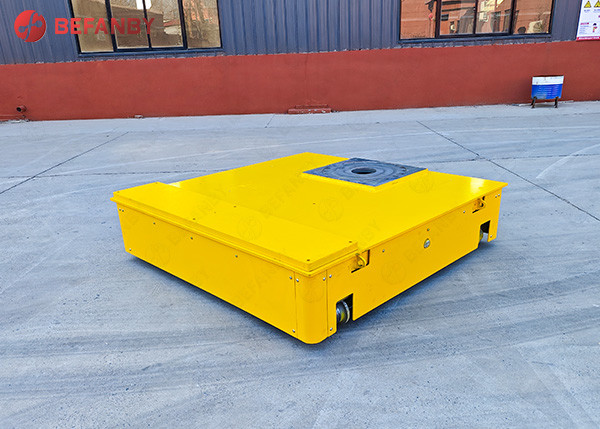 Workshop 15T Rail Transfer Car For Steel Pipe Handling