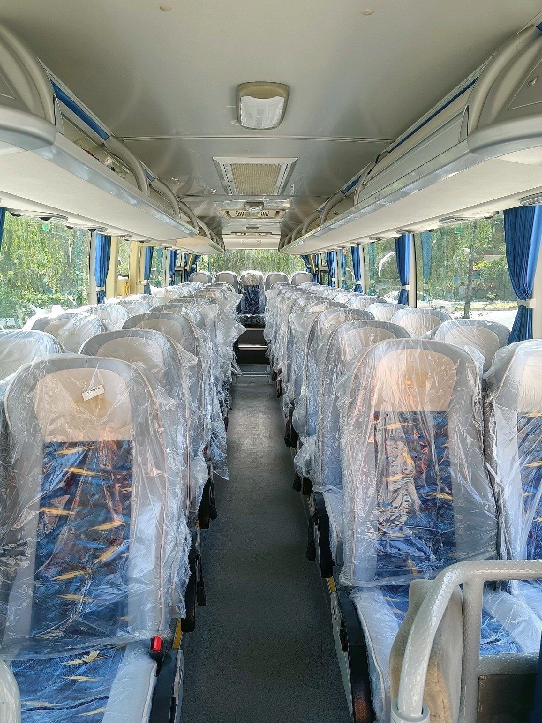 2015 Year 51 Seats Double Doors Zk6119 Used Yutong Buses With New Seat 40000km Mileage