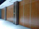 Sound Proof Conference Room Partitions , Finished Fabric Decorative Wooden
