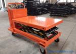 Turntable Long-Table Top Foot-Operated Mobile Lift Tables 750kg 230mm DC Power