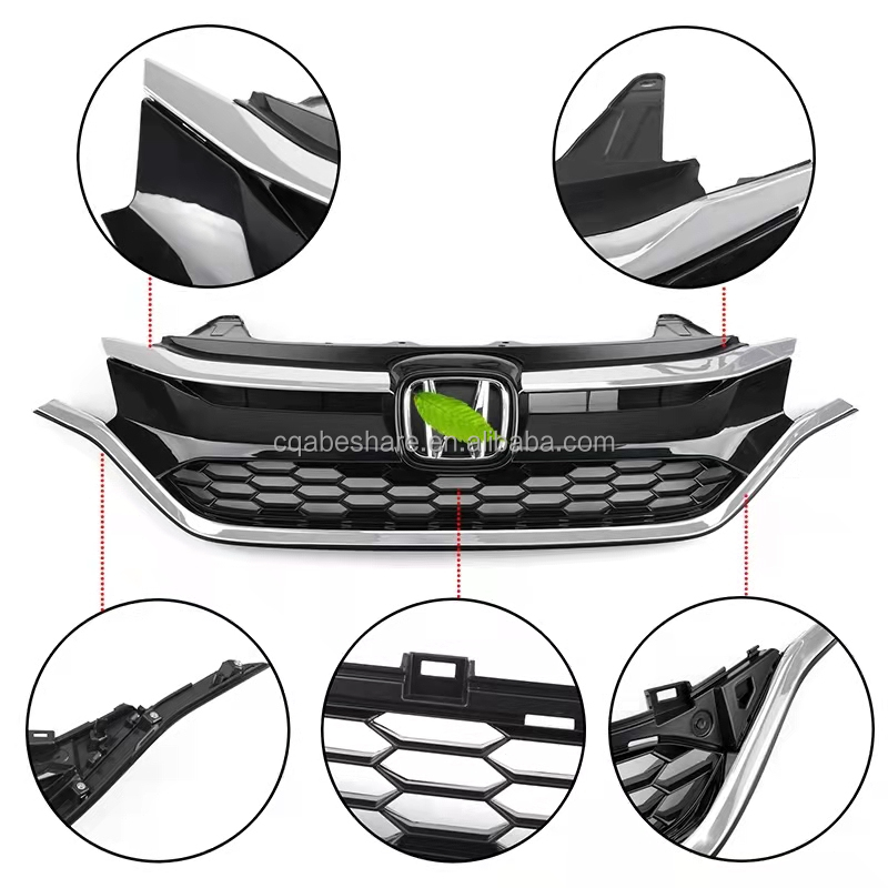Front Honeycomb Grill Cover 71121-TLY-H01 for 2012-2018 Honda CRV RM RW Ample Supply