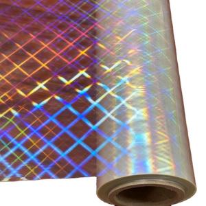 China Multiple Extrusion Transparent Holographic Film For Soft Holographic Packing factory