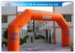 Orange Outdoor Inflatable Arch Hire for Advertisement ROHS / EN71 / EN14960