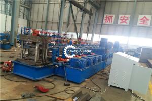 China Hot Dip Highway Guardrail 3.2mm Profile Roll Forming Machine factory